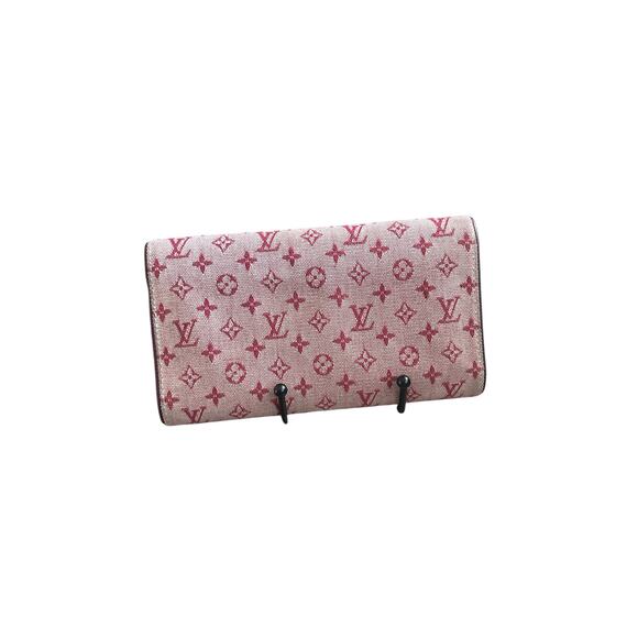 Louis Vuitton Pink Mini Lin Monogram Wallet - Picture 11 of 11